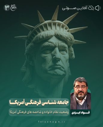 جامعه شناسی فرهنگی آمریکا (وضعیت نظام خانواده و شاخصه های فرهنگی آمریکا) فواد ایزدی
